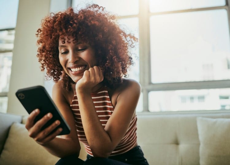 Man using devices