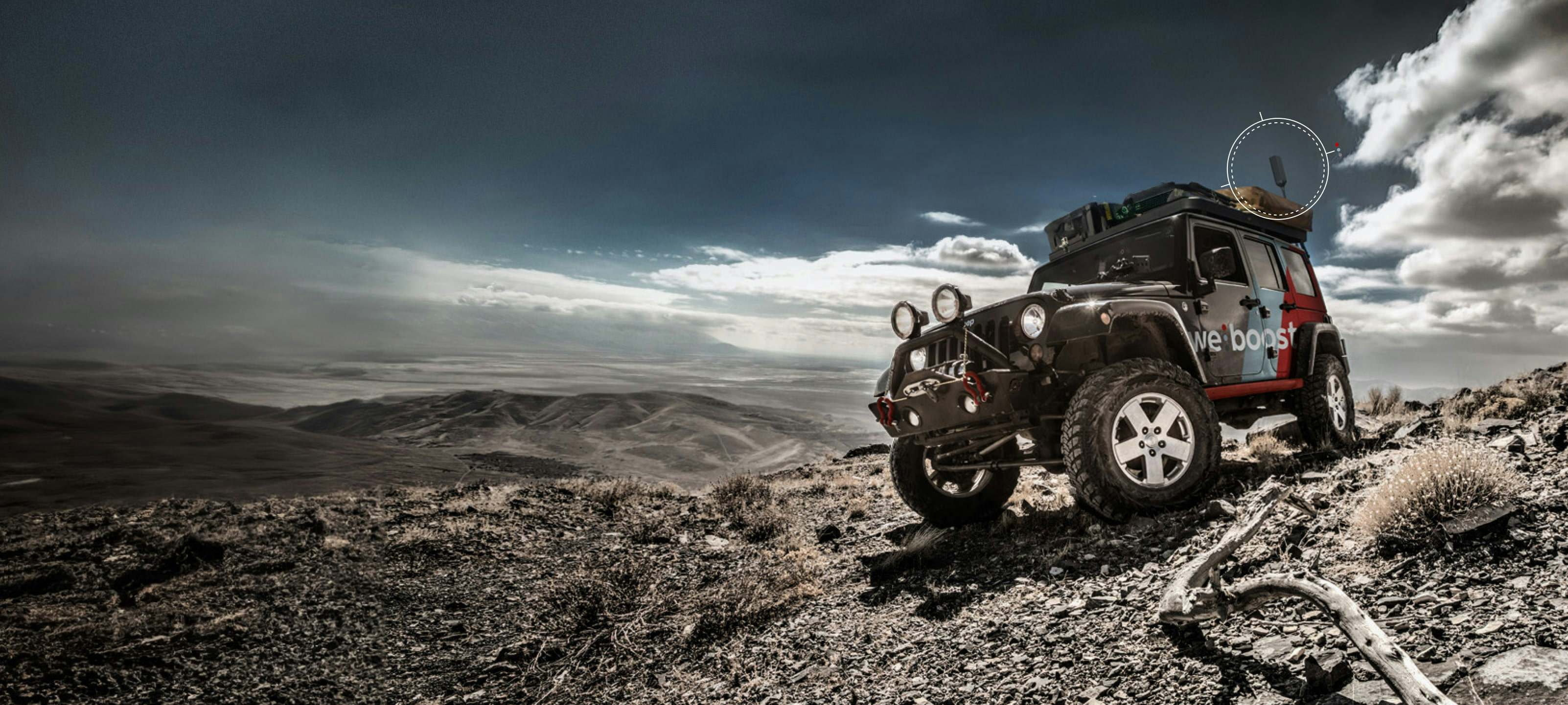 jeep with drive reach overland
